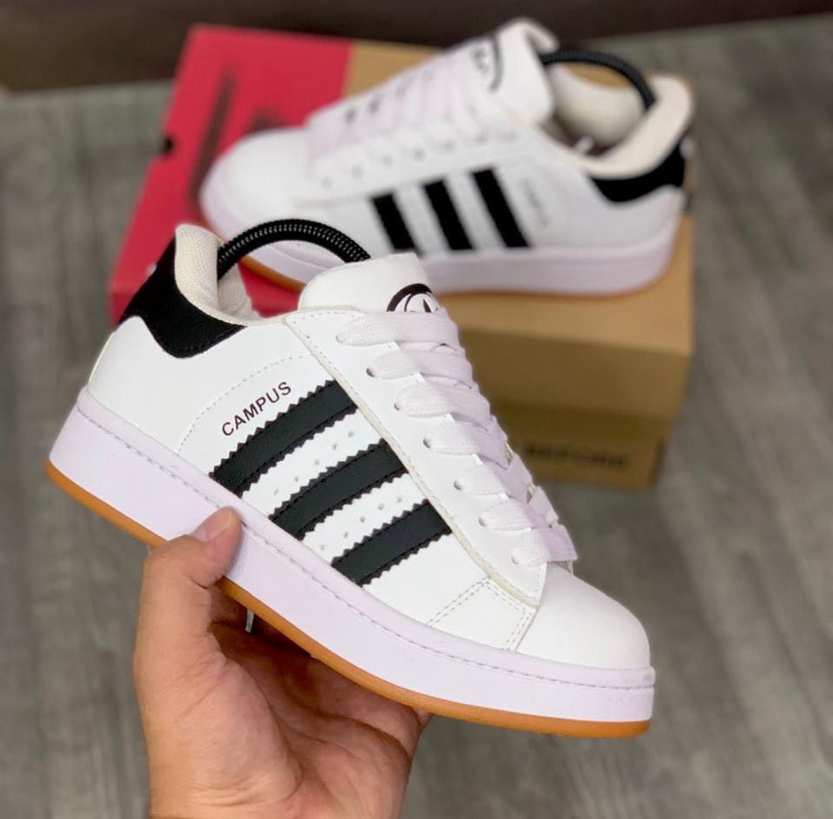Adidas campus blanca